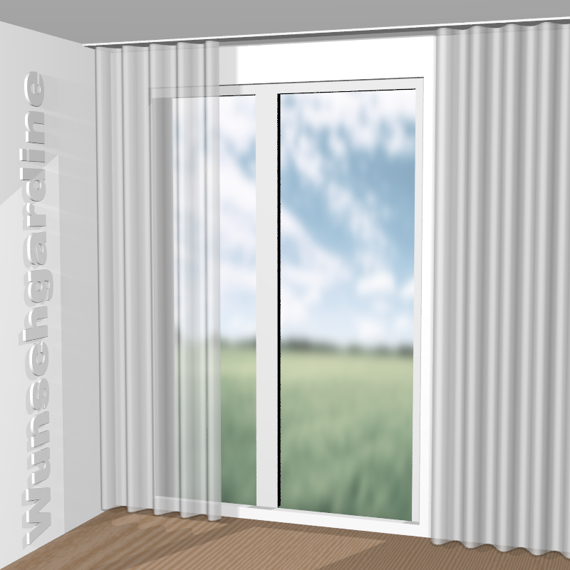 Wellenvorhang aus Royal Station CH3305/090