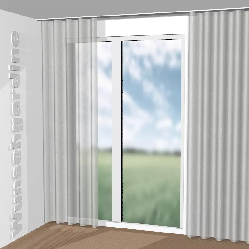 Wellenvorhang aus Safari 8-4970-070