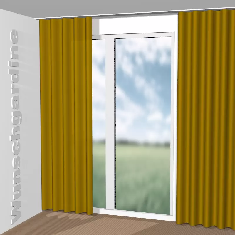 Wellenvorhang aus Saga Lux 10975-115