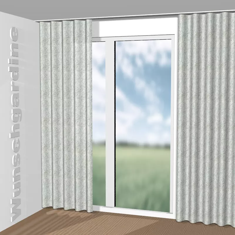 Wellenvorhang aus Santana Thermo GS1008-030