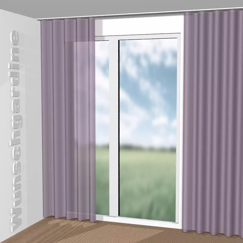 Wellenvorhang aus Sarah Eco JA6138-085