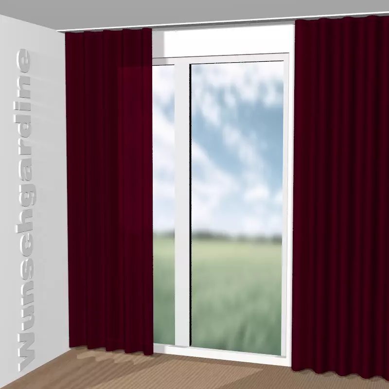 Wellenvorhang aus Sensual Velvet CA1639/011
