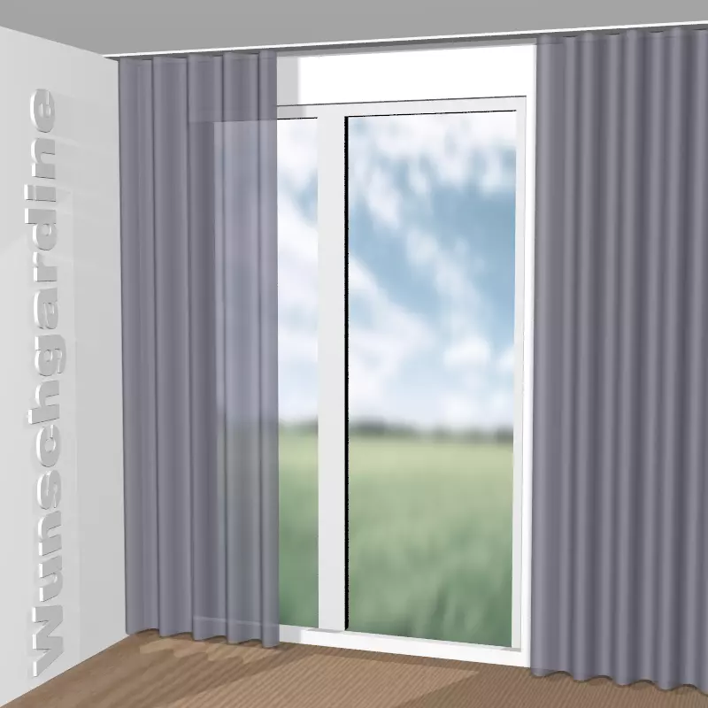 Wellenvorhang aus Shine On CA1690/050