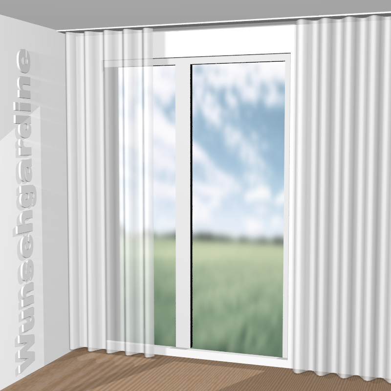 Wellenvorhang aus Silent Breeze JA6188-090