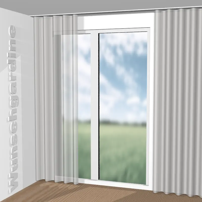 Wellenvorhang aus Silent Glow JA6219-071