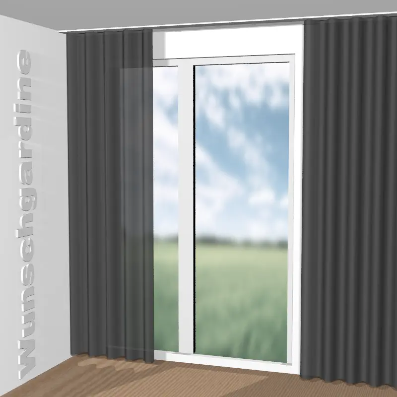 Wellenvorhang aus Silent Glow JA6219-093