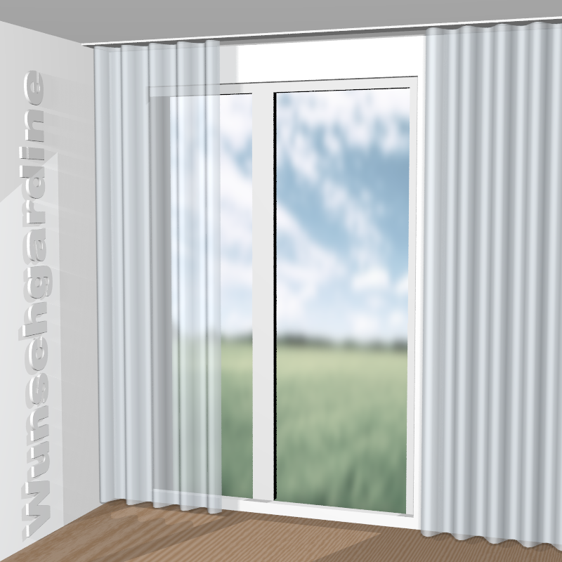 Wellenvorhang aus Silent Sun JA6190-050