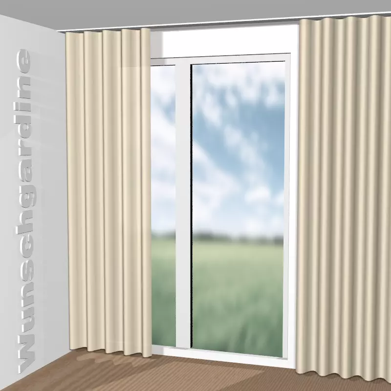 Wellenvorhang aus Smooth CH2868/071