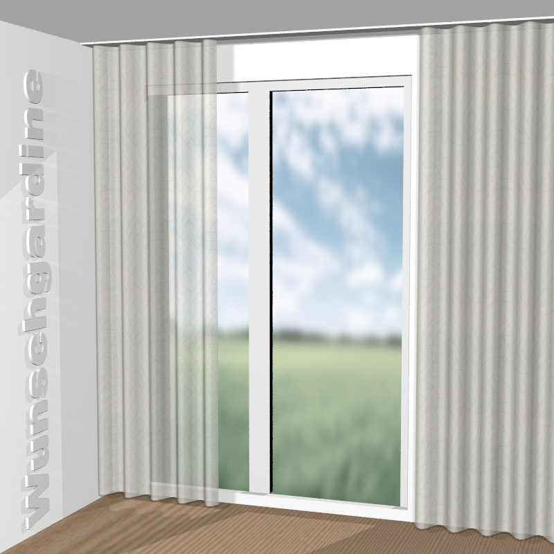 Wellenvorhang aus Soft Lines JA7146-070