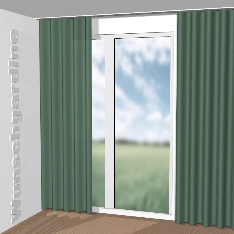Wellenvorhang aus Soft Loft 10959-665