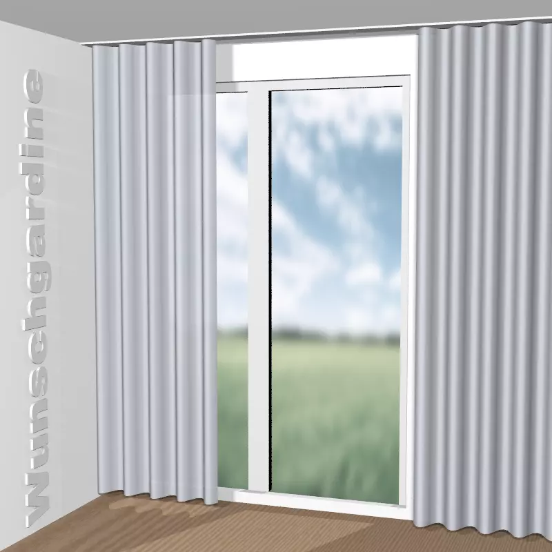 Wellenvorhang aus Solice MAT RE FR 10886-980