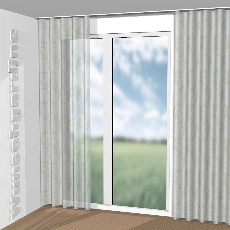 Wellenvorhang aus Sonja GS4089-040