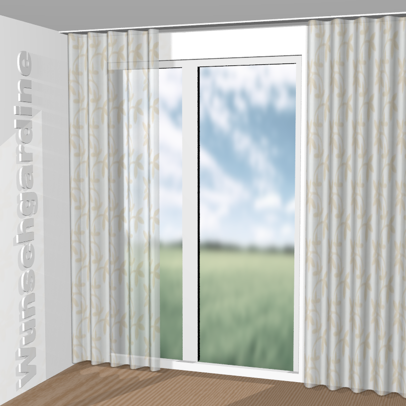 Wellenvorhang aus Sonja GS4089-041