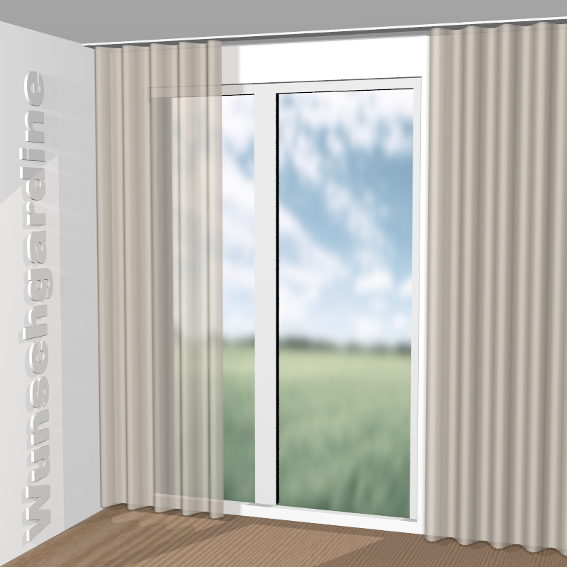 Wellenvorhang aus Style Eco JA3022-071