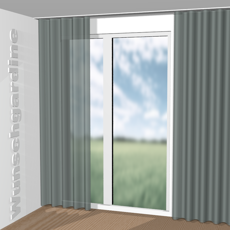 Wellenvorhang aus Style Eco JA3022-082