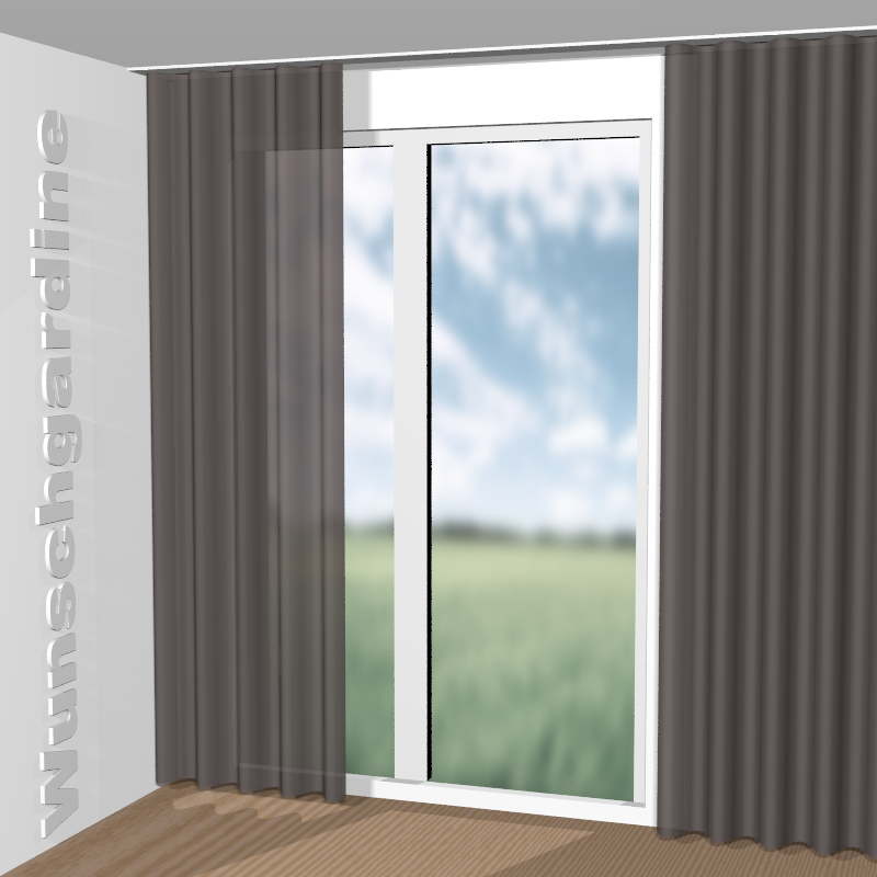 Wellenvorhang aus Style Eco JA3022-093
