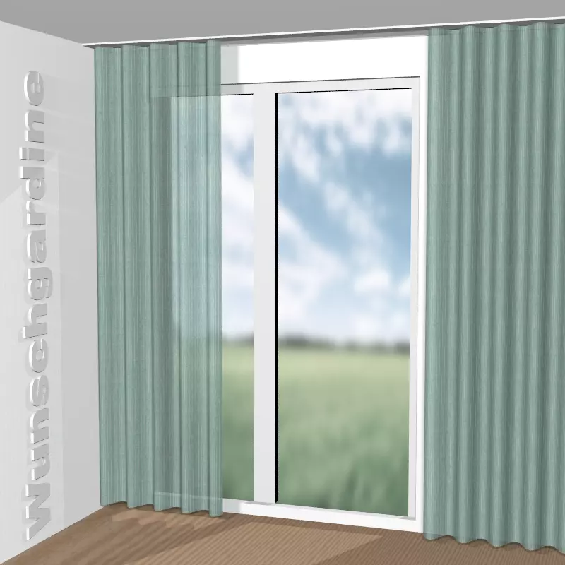 Wellenvorhang aus Summer Love CH3191/081