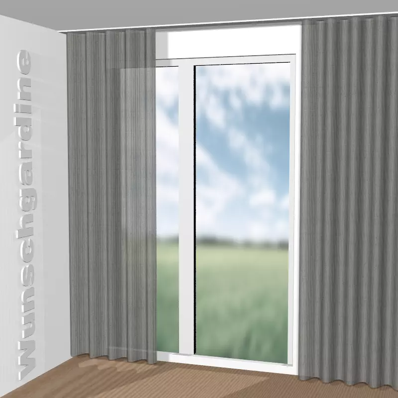 Wellenvorhang aus Summer Love CH3191/093