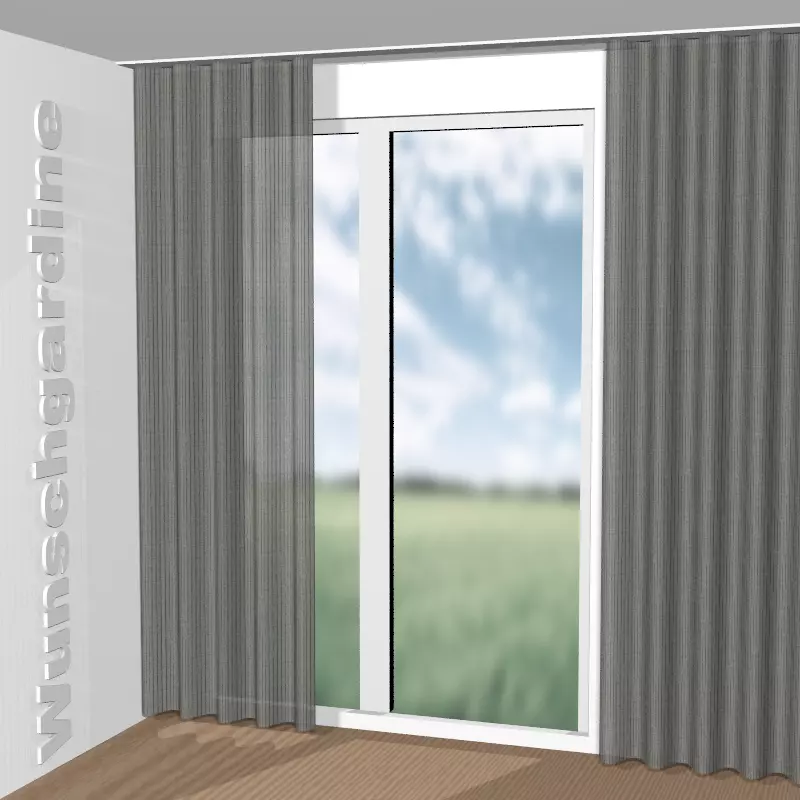 Wellenvorhang aus Summer Love CH3191/094