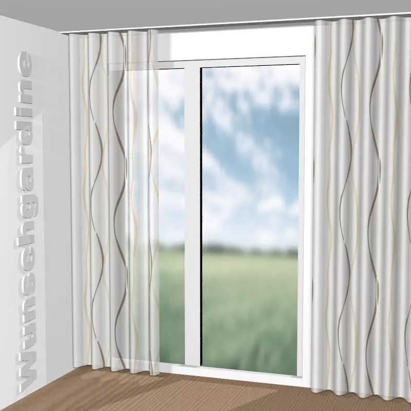 Wellenvorhang aus Swing 8-4685-070