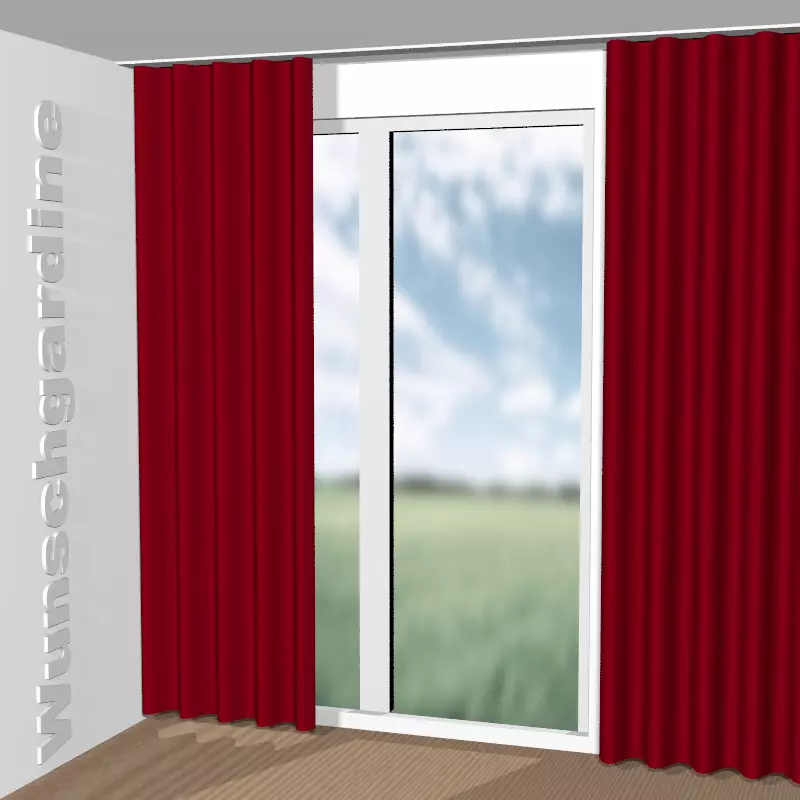 Wellenvorhang aus Thermo Fr Dimout 8-8048-010