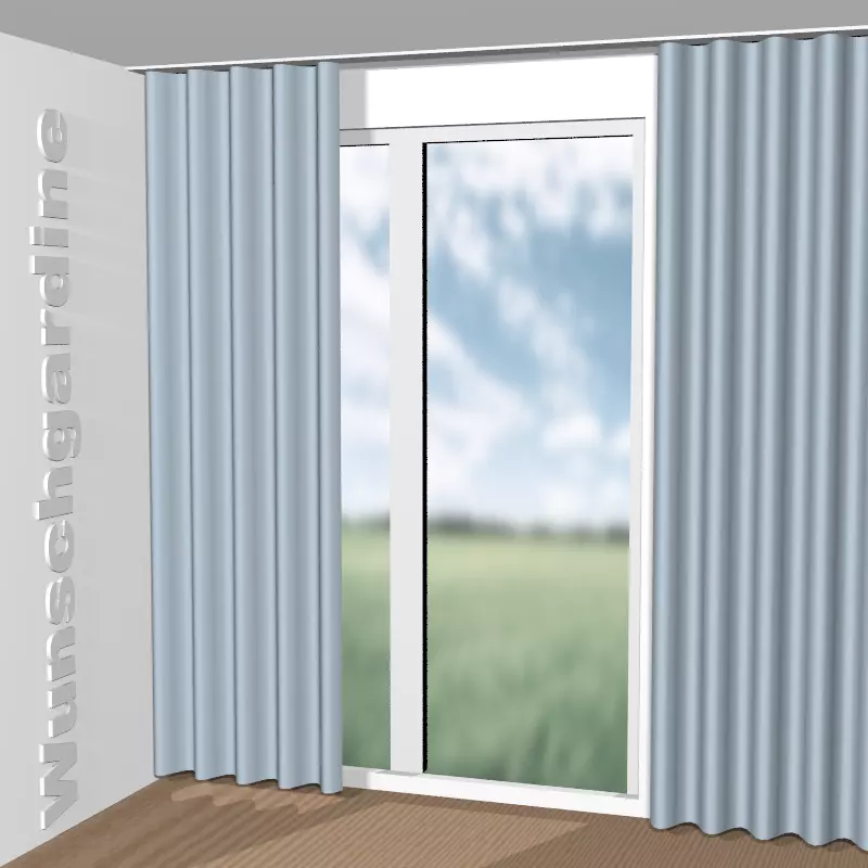 Wellenvorhang aus Thermo Fr Dimout 8-8048-050