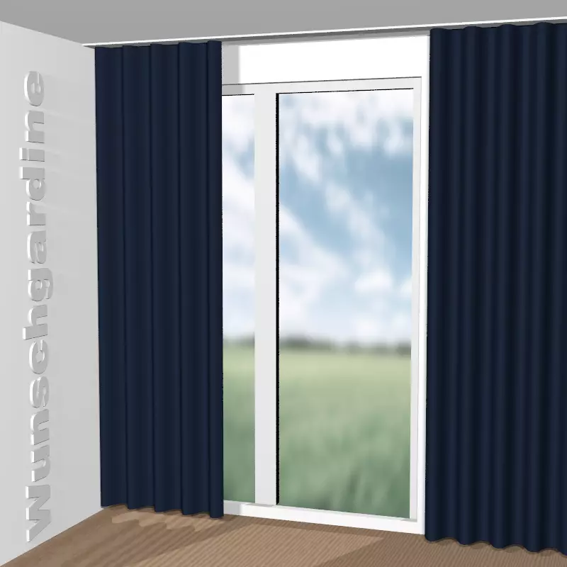 Wellenvorhang aus Thermo Fr Dimout 8-8048-052