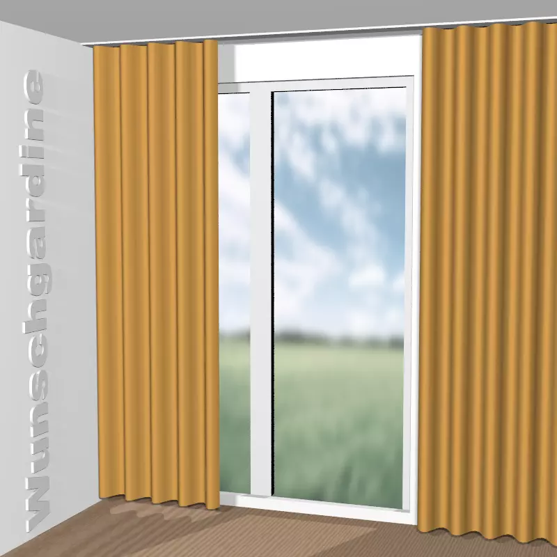 Wellenvorhang aus Thermo Fr Dimout 8-8048-060