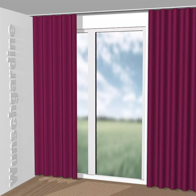 Wellenvorhang aus Thermo Fr Dimout 8-8048-063