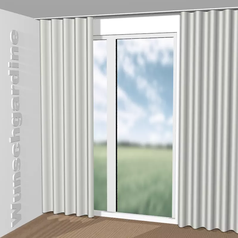 Wellenvorhang aus Thermo Fr Dimout 8-8048-070