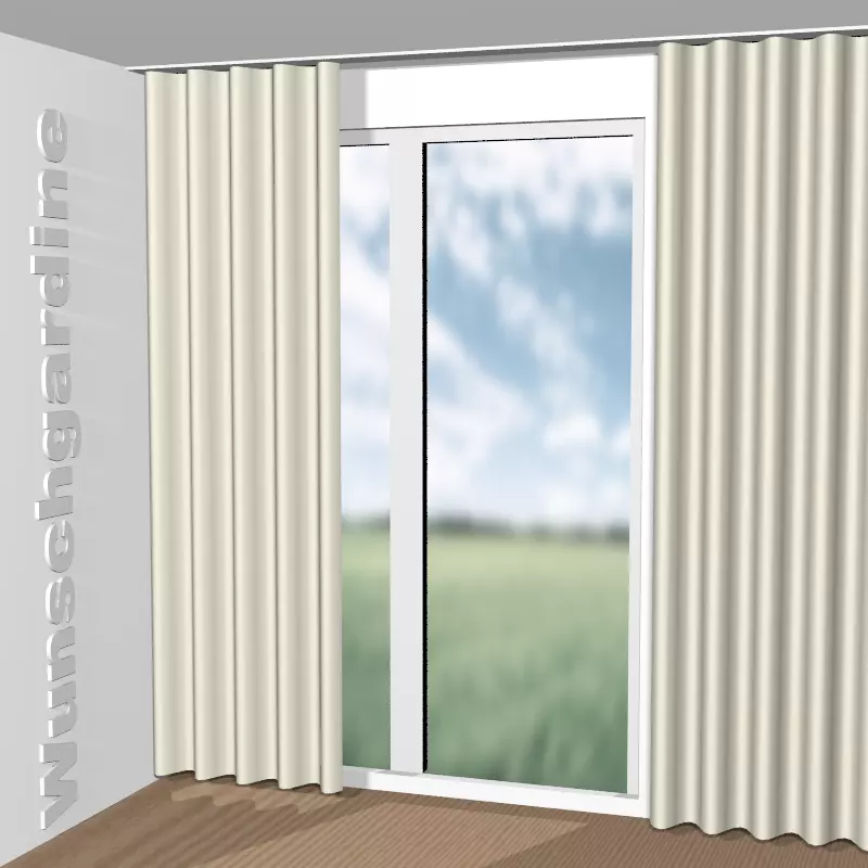 Wellenvorhang aus Thermo Fr Dimout 8-8048-071