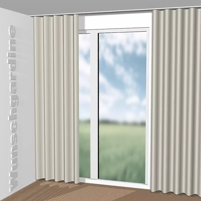 Wellenvorhang aus Thermo Fr Dimout 8-8048-073