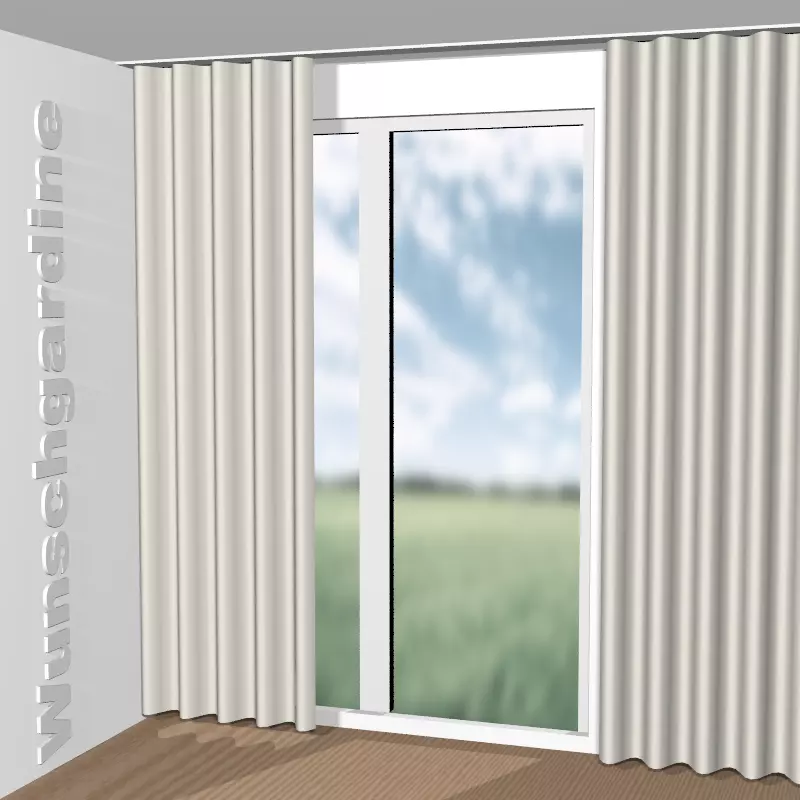 Wellenvorhang aus Thermo Fr Dimout 8-8048-074