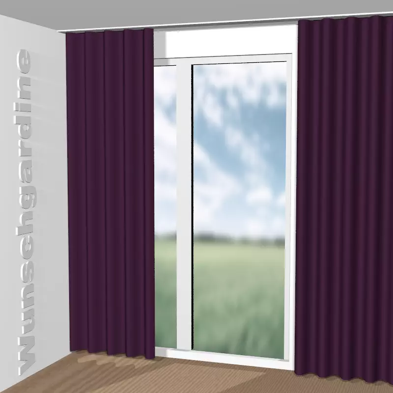 Wellenvorhang aus Thermo Fr Dimout 8-8048-083