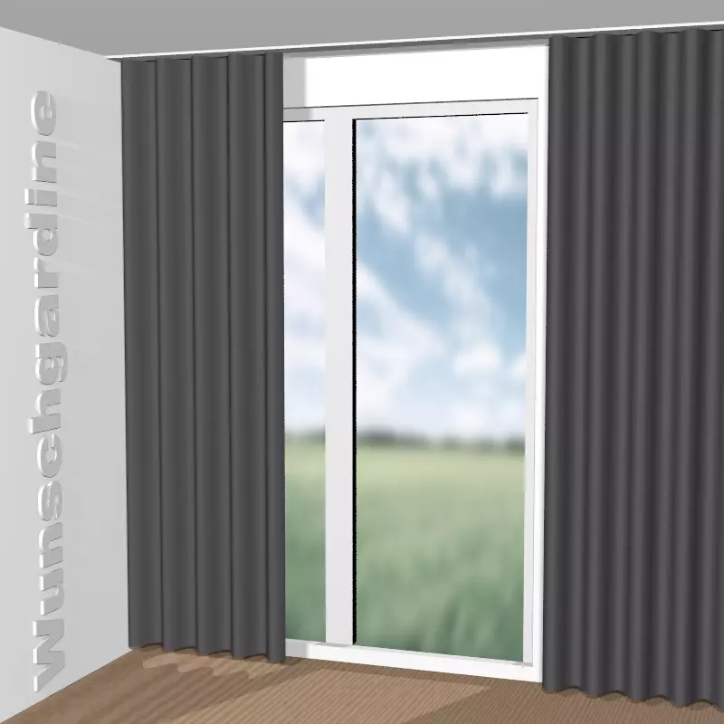 Wellenvorhang aus Thermo Fr Dimout 8-8048-092