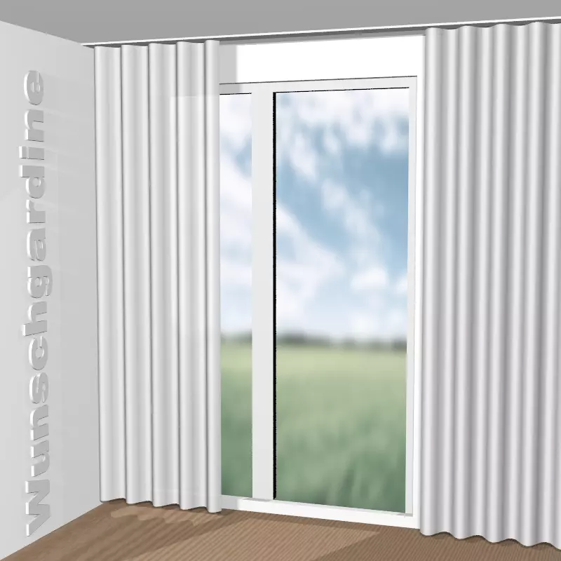 Wellenvorhang aus Thermo Stripe GS1017-091