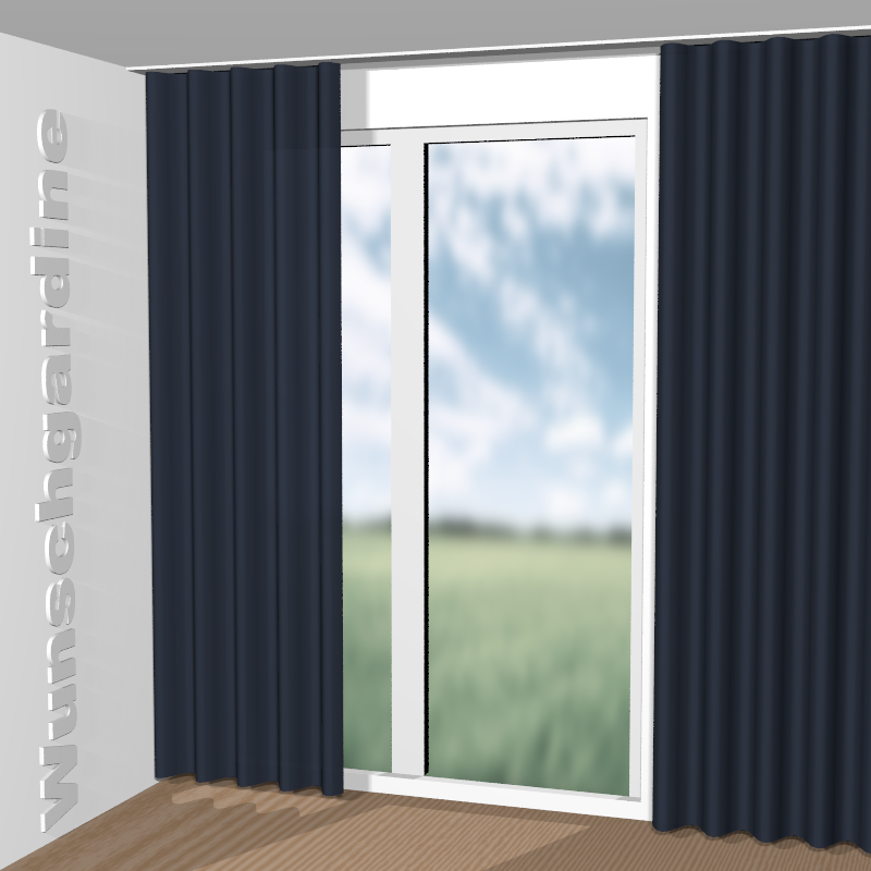 Wellenvorhang aus Tinto-548