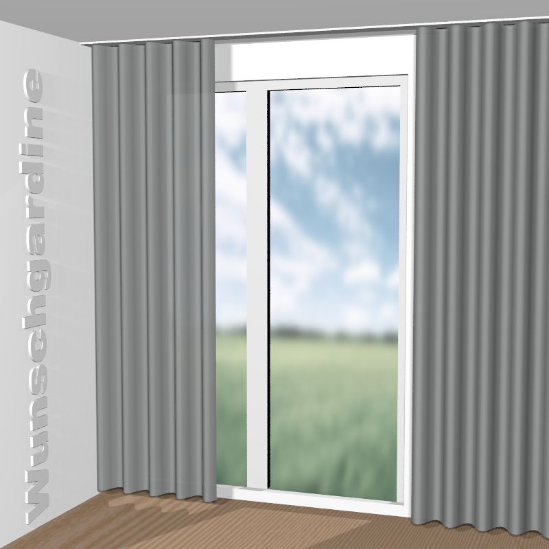 Wellenvorhang aus Tinto-593