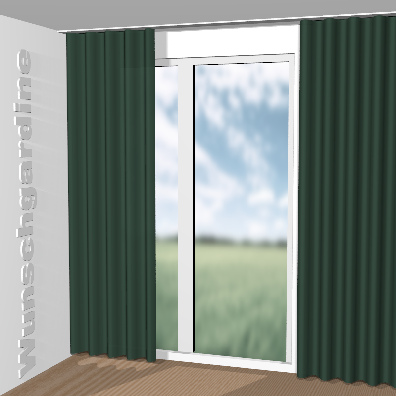 Wellenvorhang aus Tinto-766