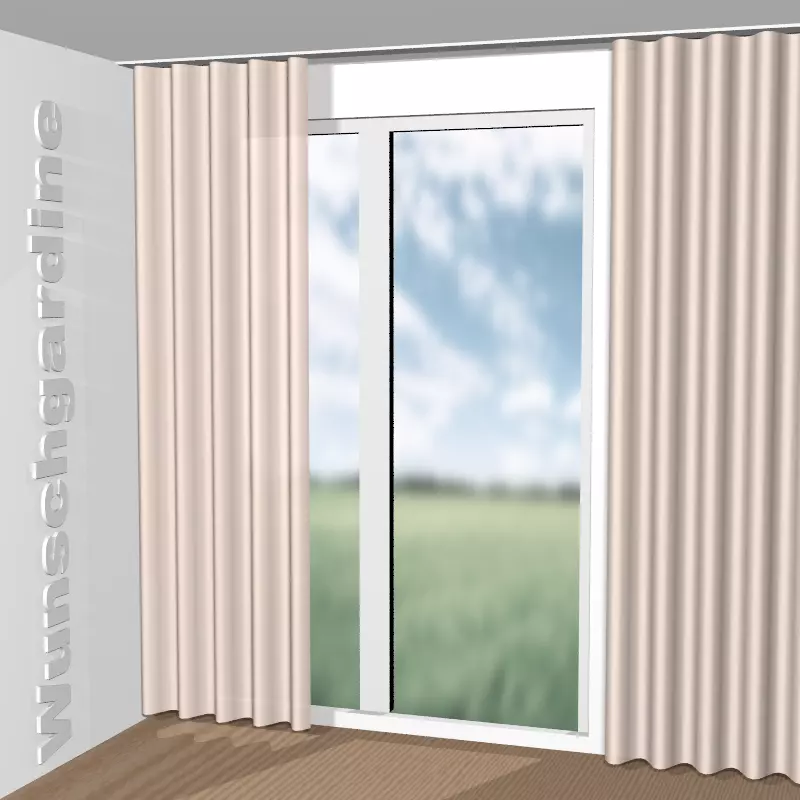 Wellenvorhang aus Tizian Edition 1-6915-079