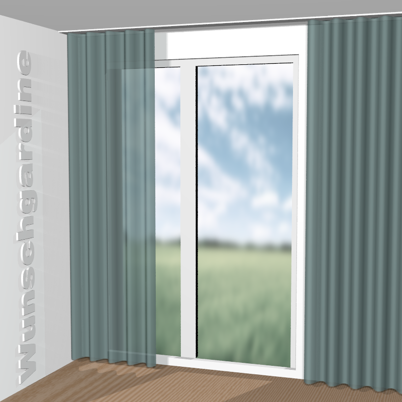 Wellenvorhang aus Tom JA1069-081