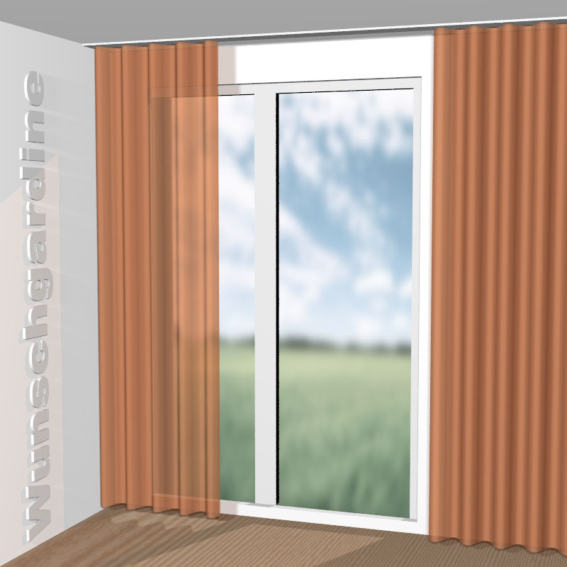 Wellenvorhang aus Top Fr GS7022-061