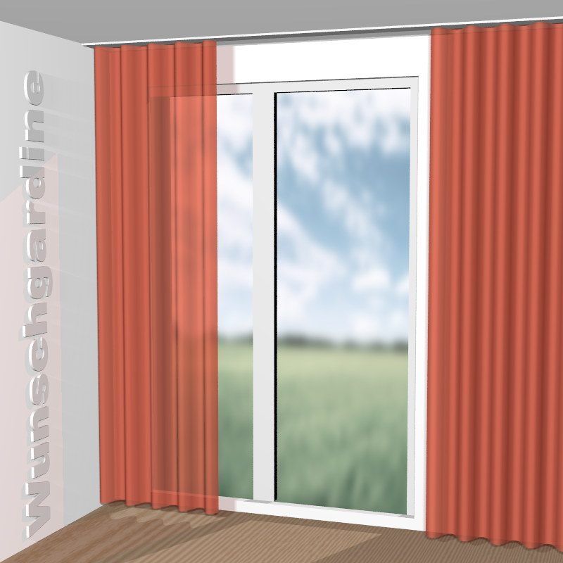 Wellenvorhang aus Top Fr GS7022-062