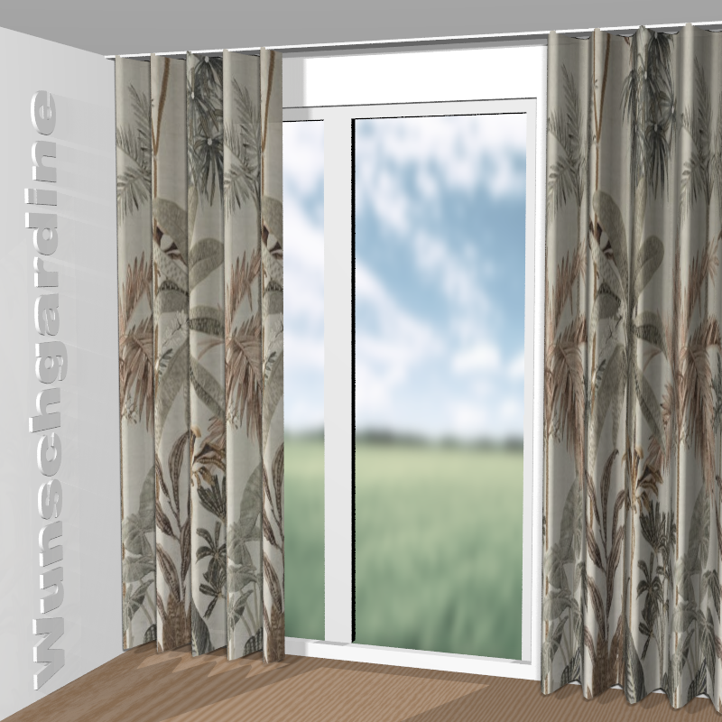 Wellenvorhang aus Tropical Break CH3308/020