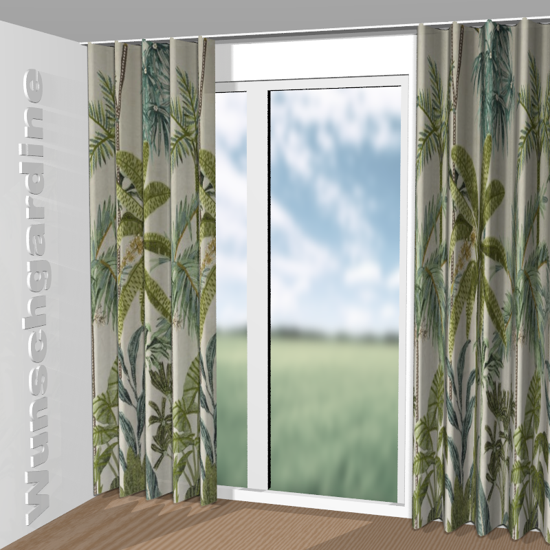 Wellenvorhang aus Tropical Break CH3308/030