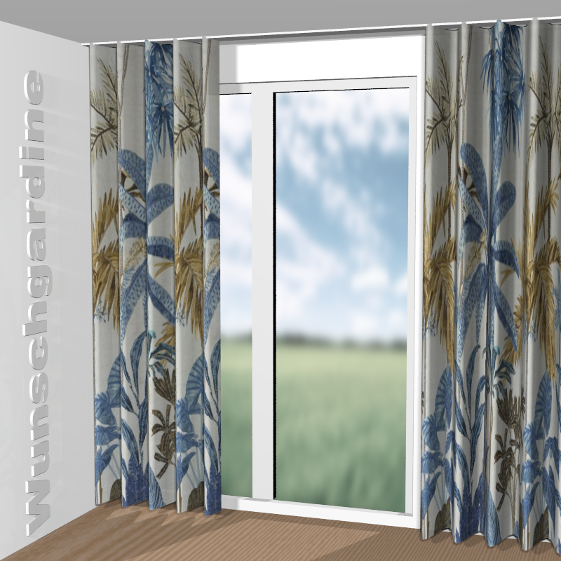 Wellenvorhang aus Tropical Break CH3308/050