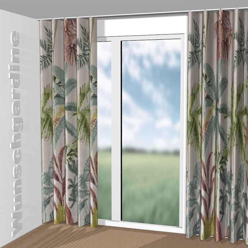 Wellenvorhang aus Tropical Break CH3308/060