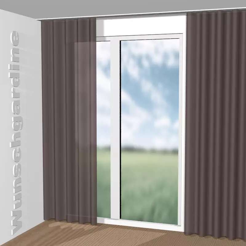 Wellenvorhang aus Urban Plain GS4080-064