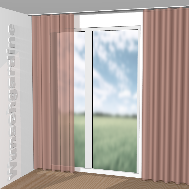 Wellenvorhang aus Vista RE 11033-485