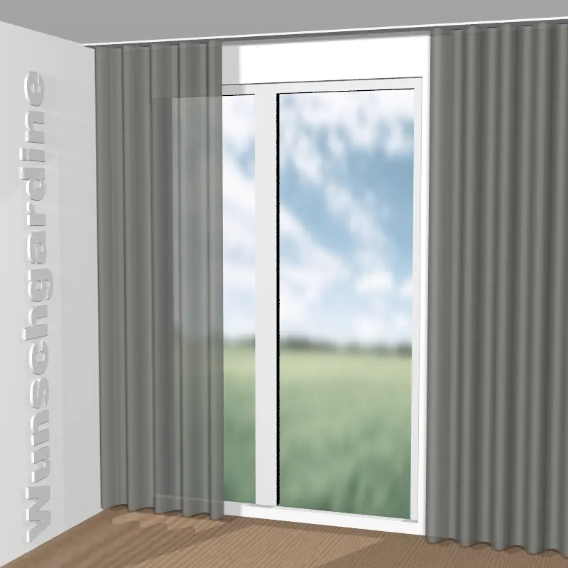 Wellenvorhang aus Vista RE 11033-685